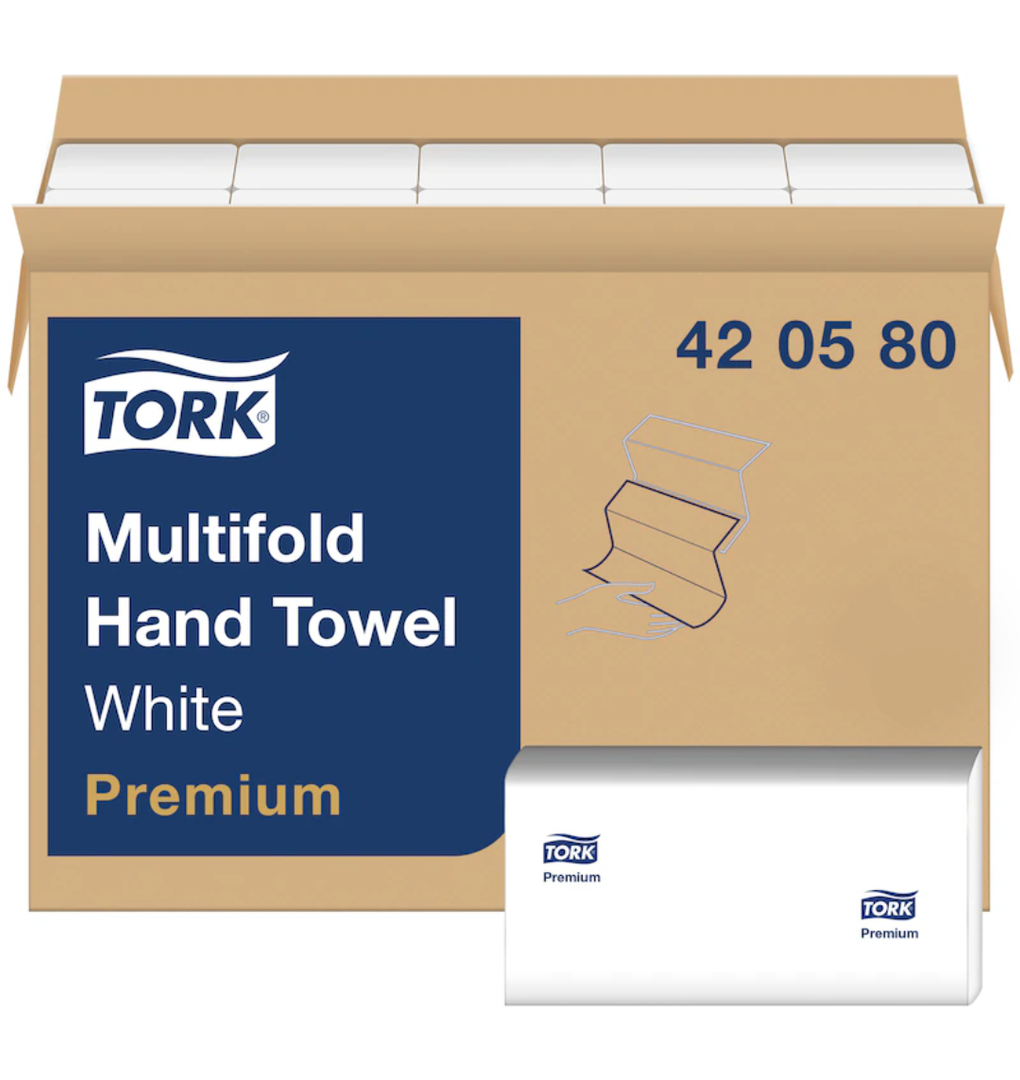 Tork Multifold Hand Towel White H2