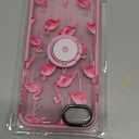 Toycamp for iPhone 6/6S/7/8/SE(2020/2022) Case for Women, Cute Flamingo Cartoon Design Girls Teens Girly Print Case with Ring Kickstand Cover for iPhone 6/6S/7/8/SE, 4.7 inch