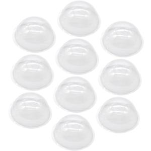 Plastic Craft Domes 20pcs Fillable Ball Ornaments for Snow Globe Lids Candy Domes Small Cloche