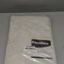 PrinceDeco Natural Linen Curtains 100% Blackout Linen Curtains for Bedroom Full Blackout Curtains 84 Inches Long Living Room Thermal Insulated Light Blocking Curtain Drapes White Backing, 2 Panels