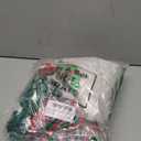 Nuanchu 14 Pcs Women Christmas Elf Costume Set Christmas Velvet Dress Santa's Helper Costume Outfit for Xmas Party Cosplay