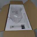 ROMASS Ceiling Fans with Lights and Remote, LED Outdoor/ Indoor Ceiling Fans White 38 inch Noiseless 3 Colors Dimmable 6 Speeds Ceiling Fans for Bedroom, Living Room, Kitchen, Patio, Hallway