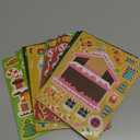 AgincBerry Christmas Sticker, Xmas House Sticker Christmas Party Supplies