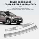 for Subaru Outback Accessories Accessory 2025 2024 2023 2022 2021 Rear Bumper Protector Trunk Door Entry Guard Cover Trim, Silver, Stainless Steel, 2Pcs