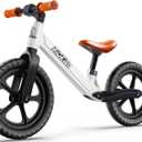 Ridego 12 Inch Balance Bike for Kids 2-4 Year Old,Lightweight Kids Bike with Adjustable Seat, Push Bicycle with Air Rubber TiresRide-on Toys Birthday Gift