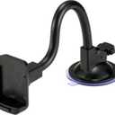 HTU Car Phone HolderSafety Certs & No Smell Cell Phone Holder for Car Mount for Dashboard, Black