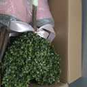 Valentine's Day Artificial Boxwood Decoration 25.6"-32.6'' Fake Heart-Shaped Topiary Tree Plant Faux Love Topiary Ball for Indoor and Outdoor Valentine's Day Holiday Garden Porch Decor (Green)