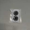 Lusofie 2 Pcs Cubicle Mirror with Supcup, Adjustable Cubicle Mirror to See Behind You, 2.24 Inch Office Desk Mirrors for PC Monitors, Cubicles Walls, Personal Security and Privacy(Black)