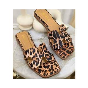 Soda Knit S Leopard Shoes7.5