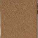 Luner - for iPhone 17 Air - Premium Vegan Leather Phone Case [Compatible with Magsafe] - Elegant, Style and Eco-Friendly - Light Brown