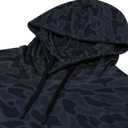 Burlebo Mens Performance Hoodie Lightweight Long Sleeve Pullover, Athletic Fit, Moisture-Wicking, Sun Protection (Black, L)