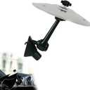 2 x Car Cymbal, Mini Drum Crash Cymbal For Car Vent,Car Cymbal Air Vent,Car Symbol Drum Air Vent (Silvery)