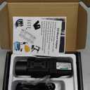 1500 Lumens Green Laser Light Combo is Compatible with Picatinny Rail for Rifle, Rechargeable Tactical Flashlight/Weapon Light with Strobe & Momentary (Not for Pistol)