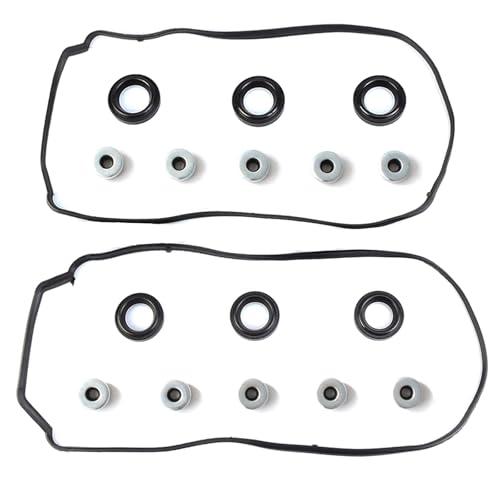 AUCERAMIC VS50773R Engine Valve Cover Gasket Fit for 2008-2017 Honda Accord Odyssey Crosstour Pilot Accord Crosstour Ridgeline, for 2009-2015 Acura MDX RDX RL TL TSX ZDX 3.5L 3.7L V6 12030RJA000