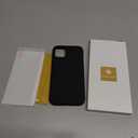 Miracase Designed for iPhone 11 Phone Case, with Screen Protector, Liquid Silicone Gel Rubber Full Body Drop Protection Shockproof Cover Phone Case for iPhone 11 6.1 inch, Black