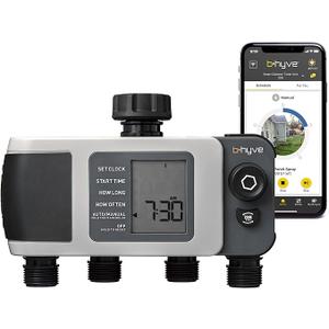 Orbit Bhyve XD 4Port Smart Hose Watering Timer  App Controlled  Smart WeatherSense  Bluetooth Sprinkler Timer with Remote Control  Multi Outlet Yard Irrigation System  24634