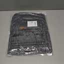 Mens Hat and Gloves Set, Warm Beanie Knit Long Scarf Fleece Lined Winter Hats Touchscreen Gloves for Men (Style A-grey Black)