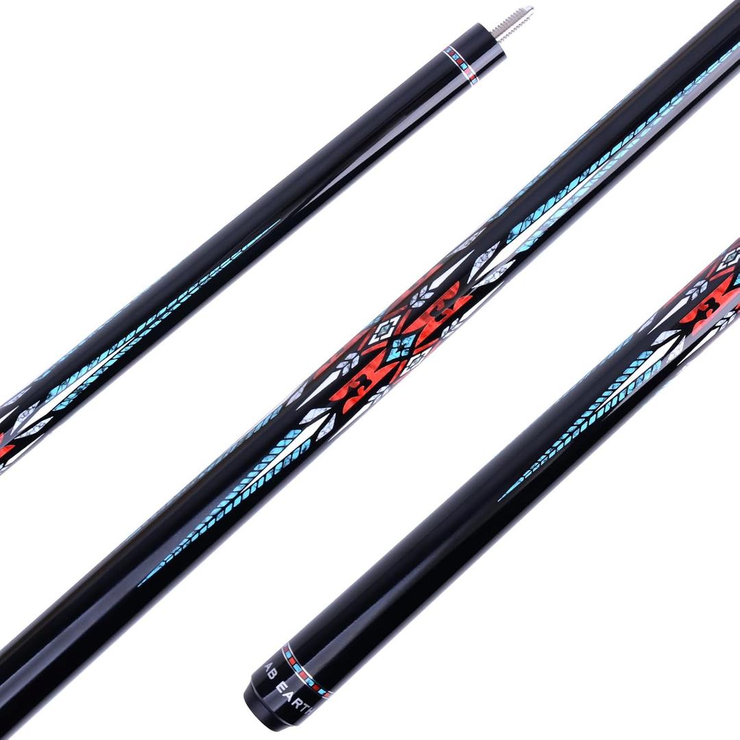 48 Canadian Maple Billiard Short Pool Cues for Tight Places
