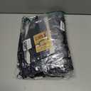 GOER 6.4 ft x 9.8 ft Metallic Tinsel Foil Fringe Curtains,Pack of 2 Party Streamer Backdrop for Birthday,Graduation Decorations and New Year Eve (Black)