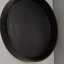 Plant Saucer Tray for Ceramic Plastic Pots, 20 inch Plant Saucers for Indoors, Pot Saucers Trays, Bird Bath Bowls, Flower Planter Water Drip Trays for Pots Base (20", Black) (20" (1 Pack)