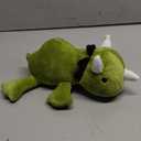 SQEQE Weighted Dinosaur Plush, Weighted Dinosaur Stuffed Animal, Dino Plushies Dino Pillow Toy Gift for Kids Adults 9.8 Inch, 0.8 Lbs (Green)