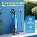 Handheld Pool Vacuum for Above Ground Pools,Cordless Pool Vacuum with Powerful Suction up to 18GPM, Ideal for Leaves and Debris,Pool Vacuum for Hot Tubs and Inground Pools
