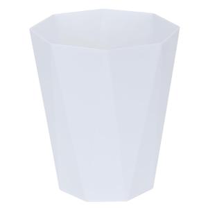 4 x ZXJ Small Trash Can - 1.8 Gallon - White - Waste Basket - Garbage Bin Bathroom,Kitchen,Office,Dormitory,Camping,Kids Room
