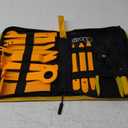 GOOACC 19Pcs Trim Removal Tool Set Panel Fastener Clips Removal Automotive Plastic Upholstery Pliers Removal Install Removal Car Tool with Storage Bag for Trim Panel Audio Clip Pliers Terminal-Yellow