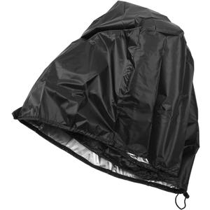 KESYOO Garden Wagon Rain Cover Wheelbarrow Waterproof Lawn Moving Outdoor Wagon Net Cover Protective Protection Trolley Foldable Folding Collapsible Cart Protector Black 420d Oxford Cloth