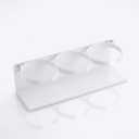 Water Bottle Organizer, 3 Slots Metal Tumbler Cup Holder