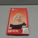 fun shack Blonde Bob Curly Wig, Platinum Short Curly Hair Wig for Women, Perfect for Parties and Events, One Size