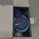 iClever BTH12 Kids Bluetooth Headphones, Colorful LED Lights Kids Headphones Wireless,74/85dBA Safe Volume,85H Playtime, Fast Charging, Bluetooth 5.2,Over Ear, Built-in Mic for iPad/Tablet/Airplane, Blue