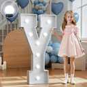 Marquee Letters 3 Feet Tall Large Light Up Letters Decorations Wedding Engagement Proposal White Party Decorations Marry Me Sign Big Cardboard Backdrop Y