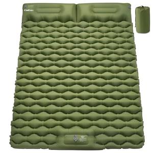 KimEvan Sleeping Pad for Camping 2 Person, Backpacking Self Inflating Sleeping Pad Double 2 People Ultra Lightweight, Air Inflatable Foldable Camp Hiking Sleep Mat for Outdoor Tent 97 x 55 inch