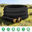 Garden Hose 50FT, Non-Expanding Water Hose Ultra Lightweight, Kink-Free, Burst-Resistant, Lead-Free, Durable & Flexible High-Pressure Hose for Yard, Lawn, Outdoor, Car Washing