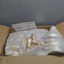 10Pcs 21.5 Inch Gold Wedding Centerpieces Vase Tall Crystal Flowers Stand for Table Elegant Metal Flower Arrangement Vases for Reception Road Lead Birthday Party Anniversary Home Decorations