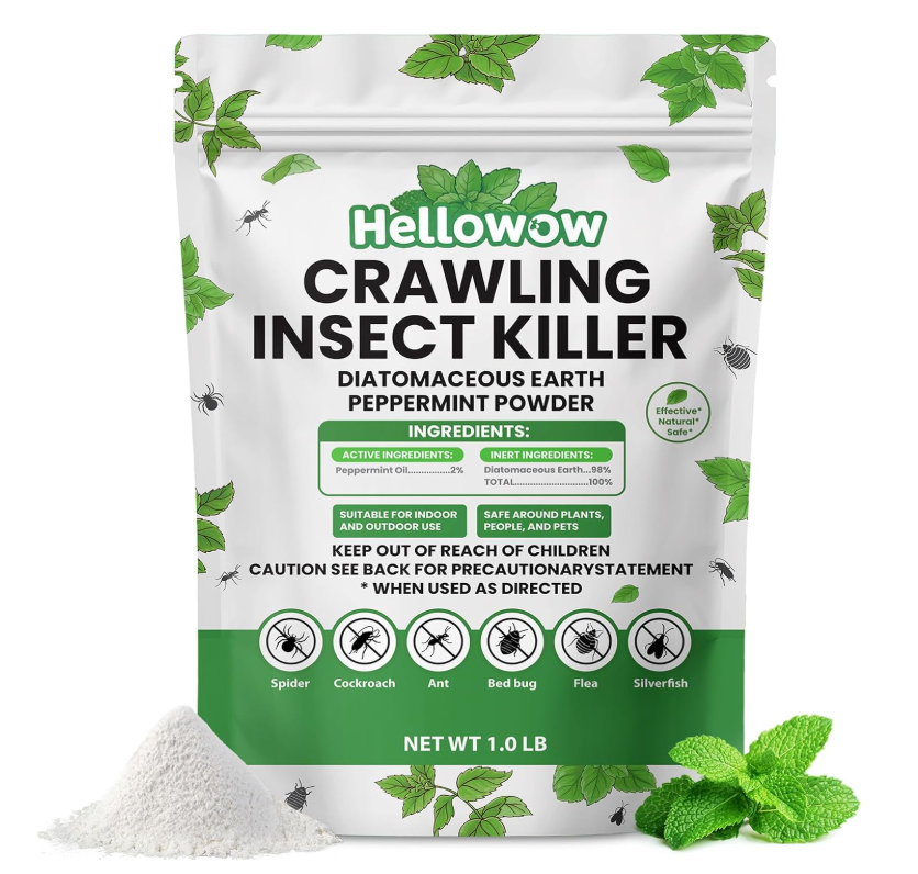 Diatomaceous Earth Crawling Insect 1LB Natural Plant-Based Killer 1 Lb