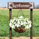 4 Pcs Artificial Impatiens Flowers for Outdoors Silk Impatiens Flowers Bouquet White Fake Plants UV Resistant Faux Impatiens for Outdoor Planters Spring Summer Porch Patio Window Balcony Garden