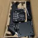 WALI Ultrawide Single Monitor Arm for 13-49 Inch Heavy Duty Curved Screens, up to 44 Lbs, Adjustable Gas Spring Single Monitor Desk Mount with CClamp, Grommet Base, 75/100mm VESA (GSM001XL), Black