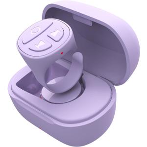 Tiktok Scrolling Ring for iPhone, Bluetooth Camera Remote Control, Phone Scroll Ring Page Turner, TIK Tok Scrolling Ring for iPhone iPad Android(D02, Purple)