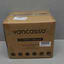 vancasso Starry 24oz Bowls for Soup, Ceramic Deep Soup Bowls Set of 4, Green Cereal Bowls Set for Kitchen, Salad Bowls Set, Pasta Oatmeal Bowls, Lead-free, Dishwasher & Microwave Oven Safe, Dark Green