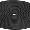 uxcell Foam Rubber Weather Seal Strip, 4mm(5/32") Diameter 7.5 Meters (24.61Ft) Long Round EPDM Rubber for DIY Gasket, Warehouse, Pads, Foam Tubing, Crafts