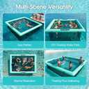 Inflatable Yacht Modular Pool Floating Dock Swim Platform with Safety Net