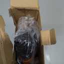 Greatever Dry Snorkel Set,Panoramic Wide View Anti-Fog Scuba Diving Mask,Professional Snorkeling Gear for Adults Kids (Small, Black Orange)