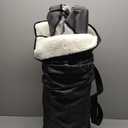 EHEYCIGA Collapsible Dog Crate 42 Inches, Portable Travel Crate for Extra Large Dogs, Soft Foldable Pet Kennel with 4-Door Mesh Windows Indoor & Outdoor, Grey