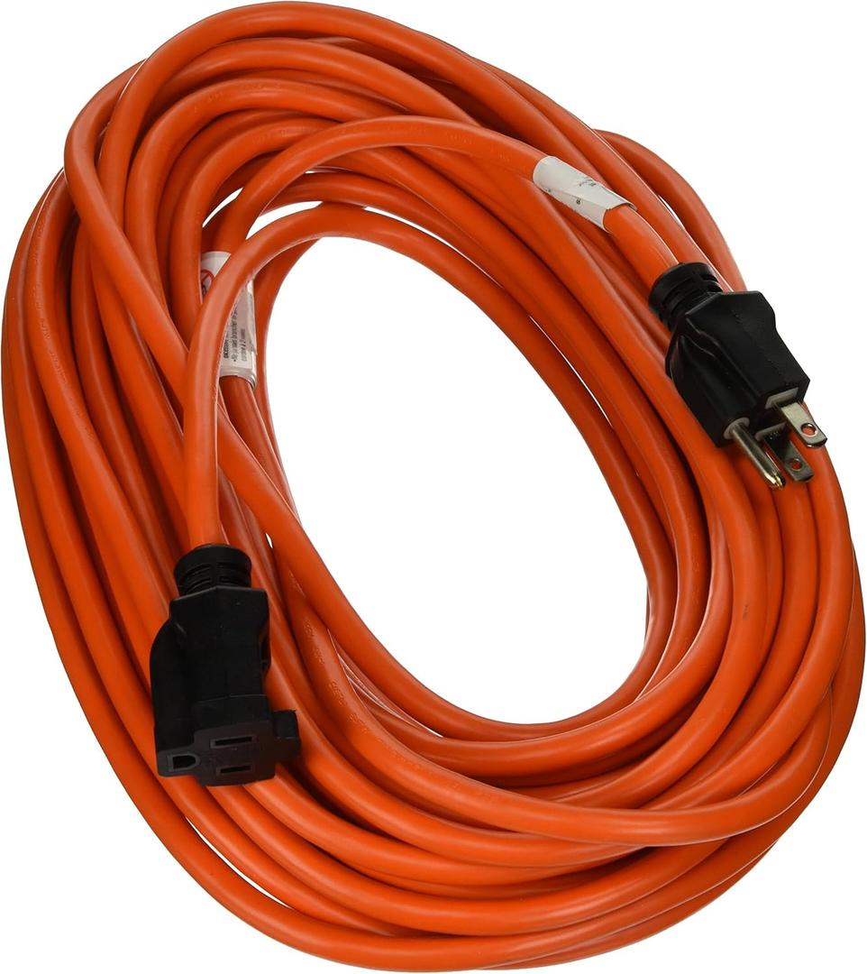 Prime Wire & Cable EC501630 50-Foot 16/3 SJTW Medium Duty Extension Cord, Orange