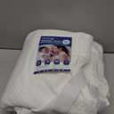 Moonsea Mattress Topper Cover (Cover Only) Twin Size, 3-4 Inch Zippered Viscose Made from Bamboo Cover for Latex Mattress Topper, Removable Memory Foam Mattress Topper Cover with Straps