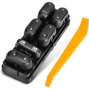 YHTAUTO Master Power Window Switch Driver Side Replacement for 2002-2007 Ford Escape, 2001-2006 Mazda Tribute, 2005-2007 Mercury Mariner, 11 Pins, One Auto Up and Down Window Control Switch