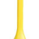Eagle 1205 Galvanized Steel Poly Tube Cigarette Butt Receptacle, 5 Gallon Capacity, 40" Height, 12" Diameter, Yellow