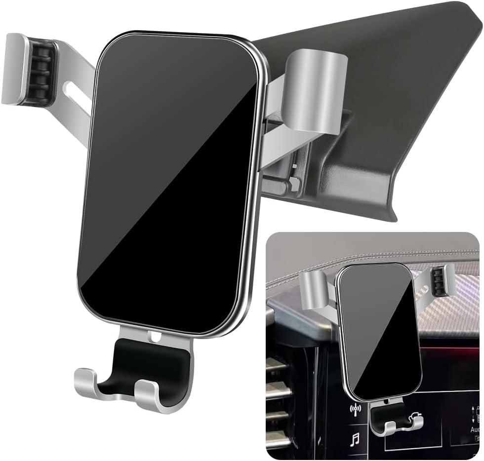 Car Phone Holder for Audi Q4 E-tron 2022 2023 2024 2025 and Audi Q4 Sportback E tron 2022-2025 Auto Interior Accessories Best Cell Phones Mount Cellphone Mobile Cradle Charging Navigation Stand